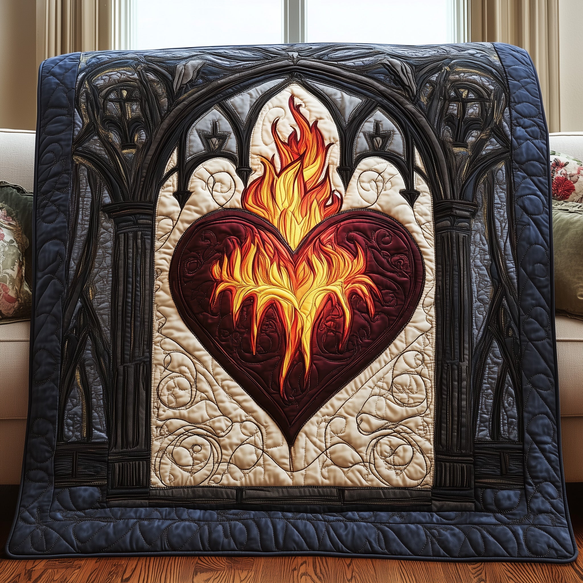 Infernal Love Quilted Blanket Cute Soft BlanketMother In Law Xmas Gift Ideas