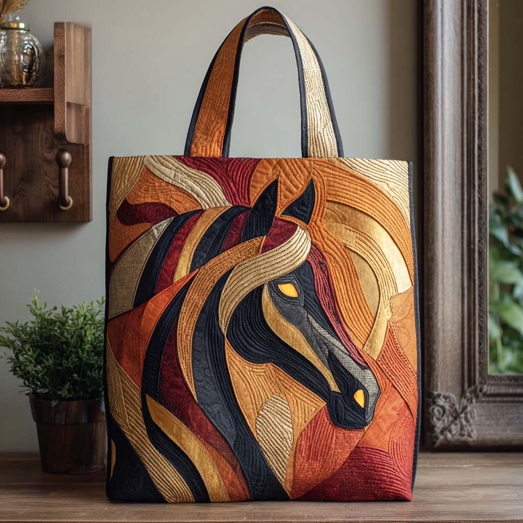 Inferno Grace Quilted Tote Bag Gifts For Horsey Ladies