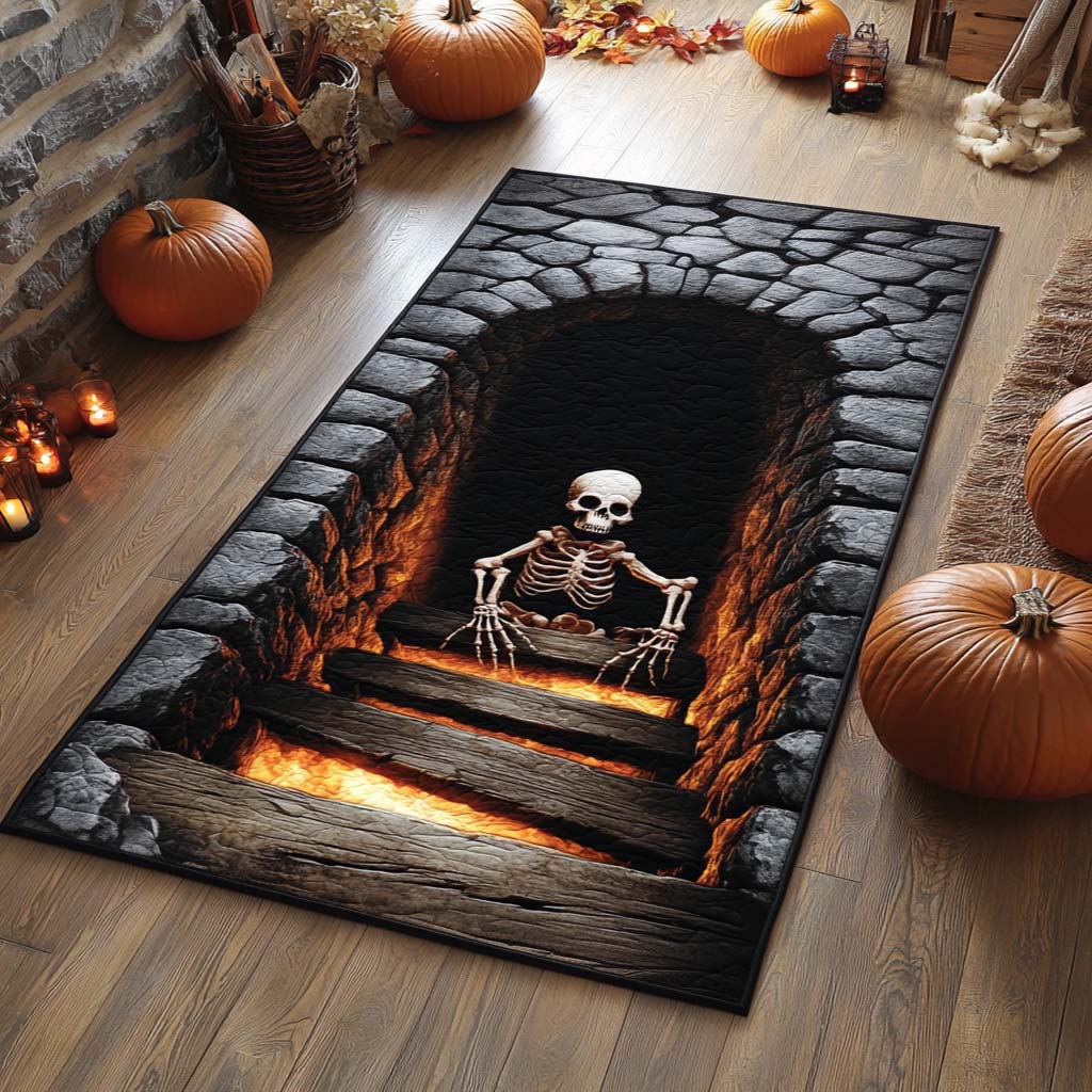 Inferno Skeleton Area Rug Large Outdoor Rug Nana Gifts Christmas