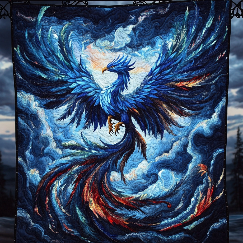 Inferno Wings Quilted Blanket Christmas Presents