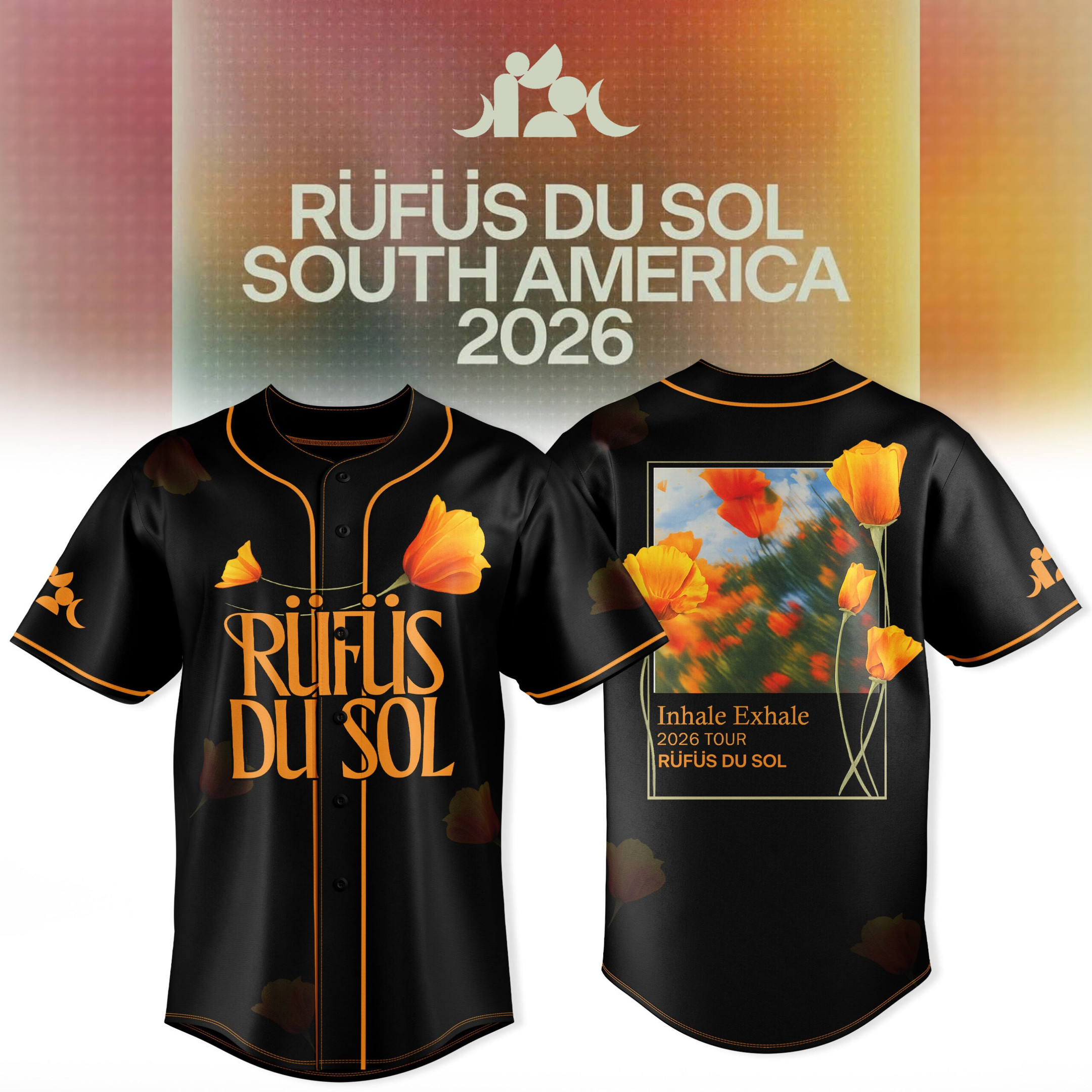 Inhale Exhale 2026 Tour RUFUS DU SOL Jersey Music Concert Tee RUFUS DU SOL Lover Gifts