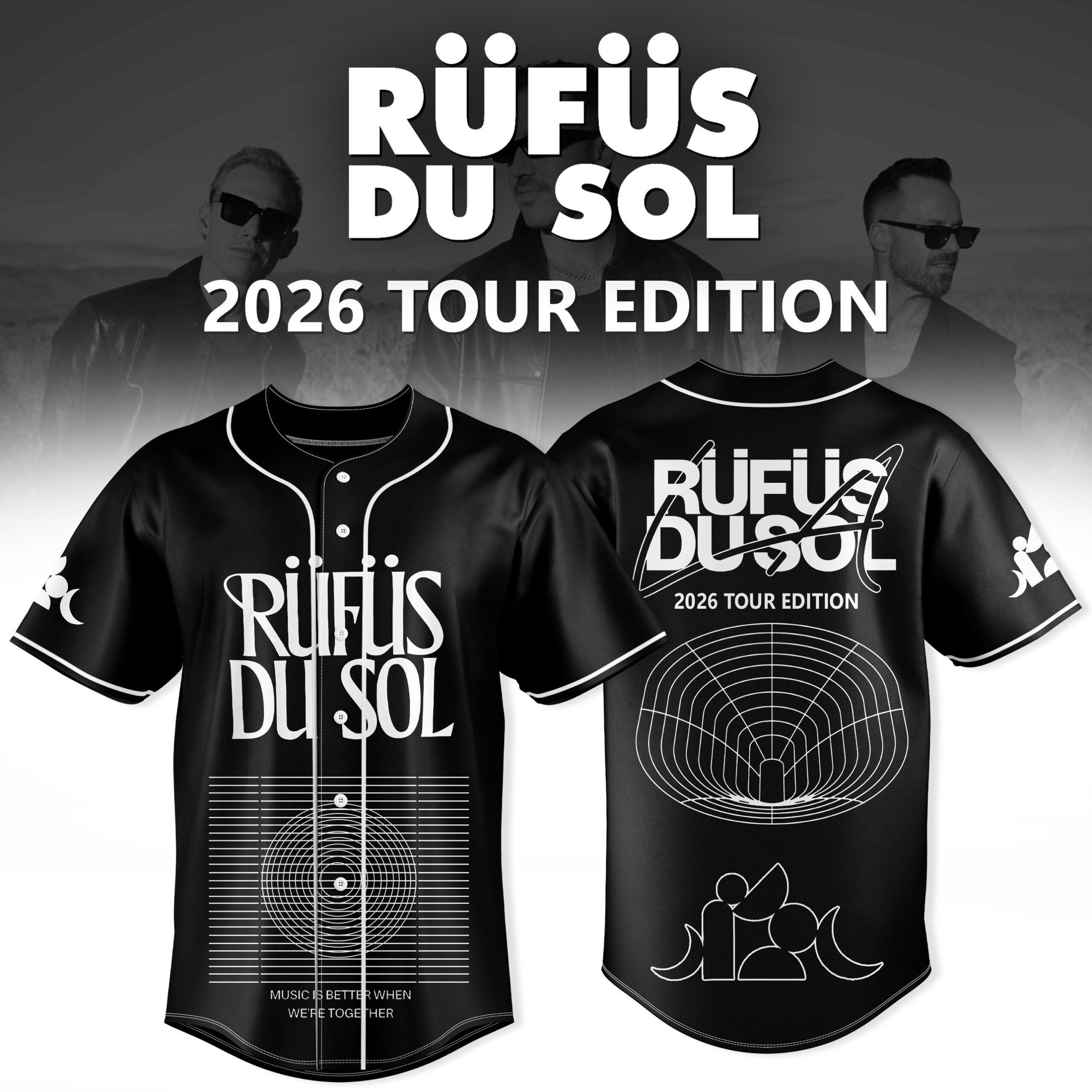 Inhale Exhale Collection RUFUS DU SOL Jersey Music Fan Merch Best Gift For Father's Day