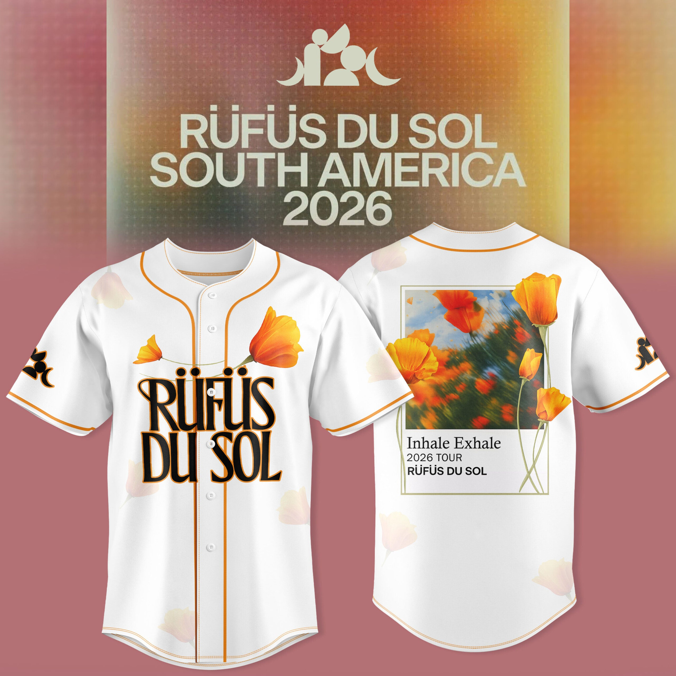 Inhale Exhale Collection RUFUS DU SOL Jersey Music Fan Merch Present Idea For Him