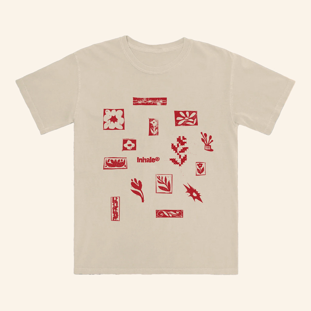 Inhaler Merch Tatreez Flowers Palestine Charity T-Shirt Gifts For Friends Inhaler Merch Tatreez Flowers Palestine Charity T-Shirt Gifts For Friends