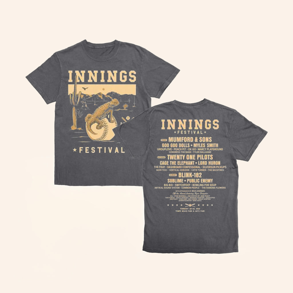 Innings Festival Merch Desert Slider Lineup T-Shirt Best Gifts For Music Lovers Innings Festival Merch Desert Slider Lineup T-Shirt Best Gifts For Music Lovers