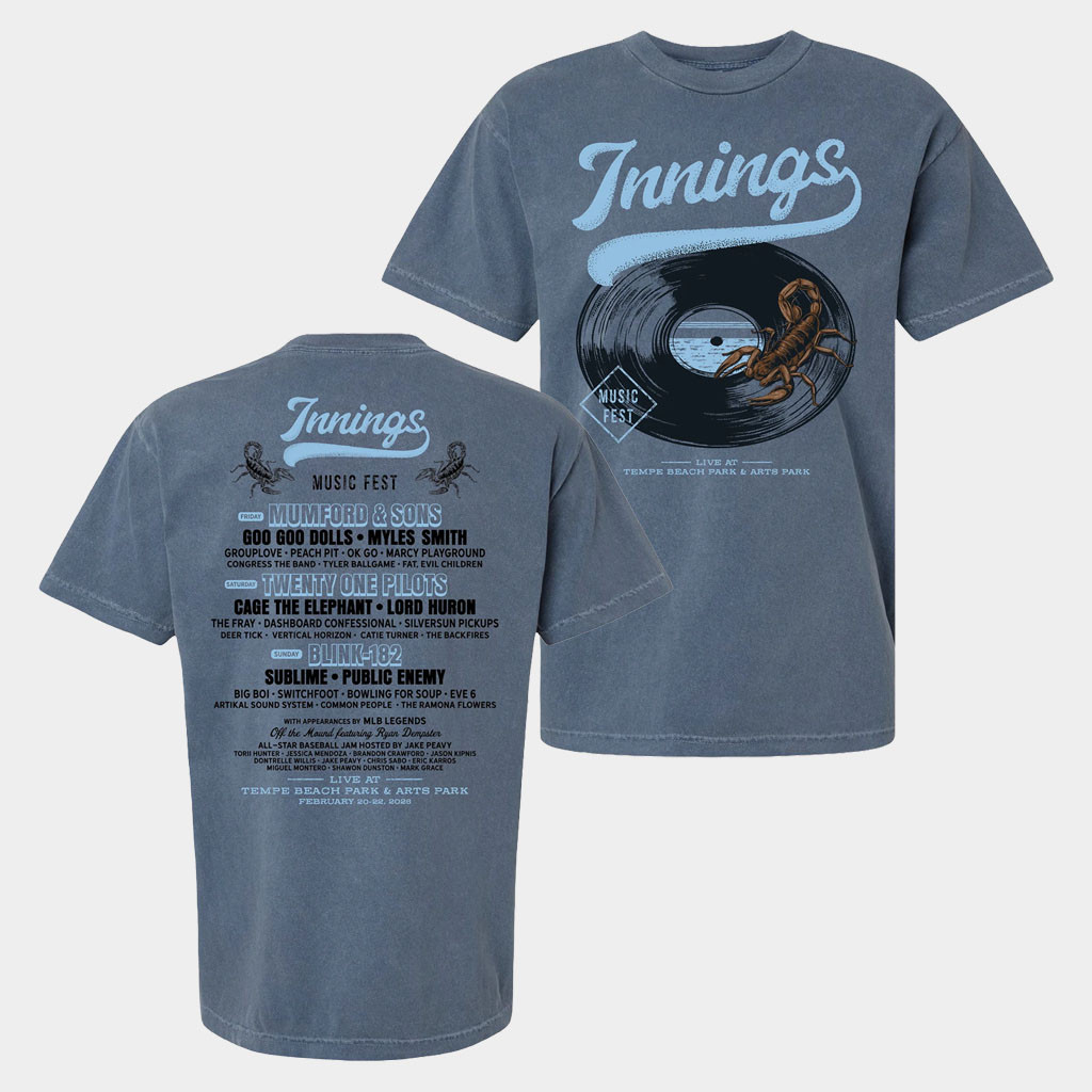 Innings Festival Merch Record T-Shirt Innings Shirt Cool Gifts For Music Lovers