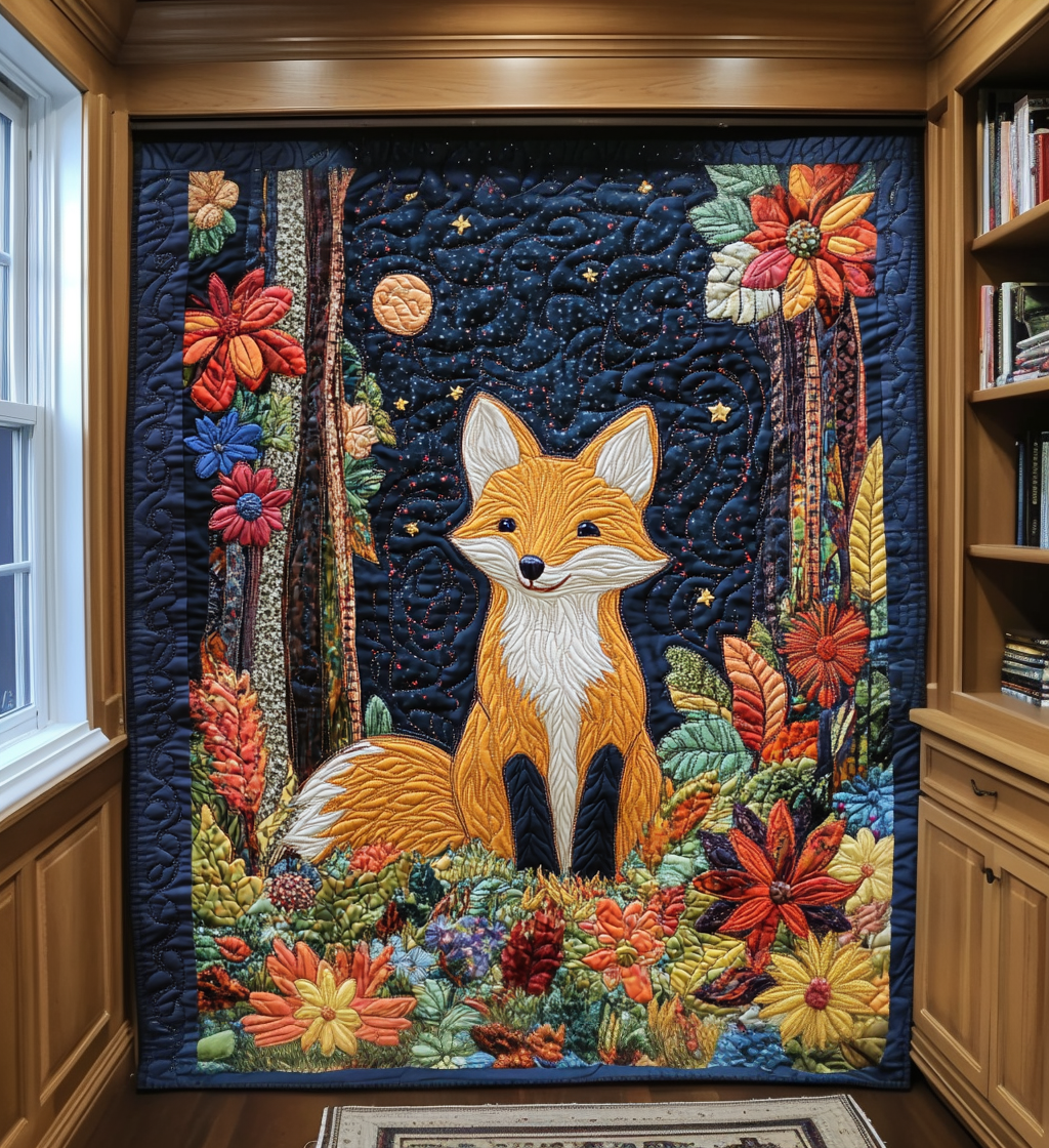 Innocent Fox Quilted Blanket Autumn Gift Ideas
