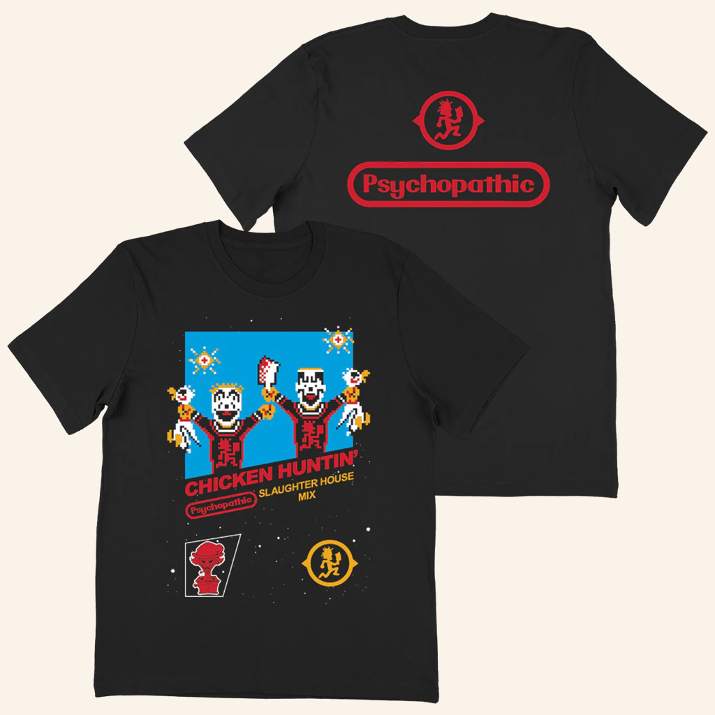 Insane Clown Posse Merch Chicken Hunt T-Shirt Psychopathic Shirt Gifts For Rap Lovers