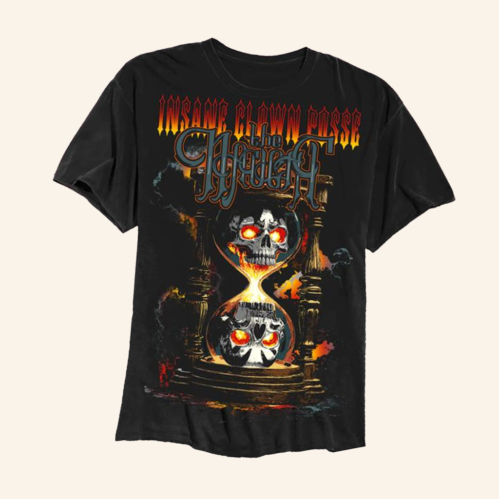 Insane Clown Posse Merch Hourglass Skulls T-Shirt Black Husband Gifts Insane Clown Posse Merch Hourglass Skulls T-Shirt Black Husband Gifts