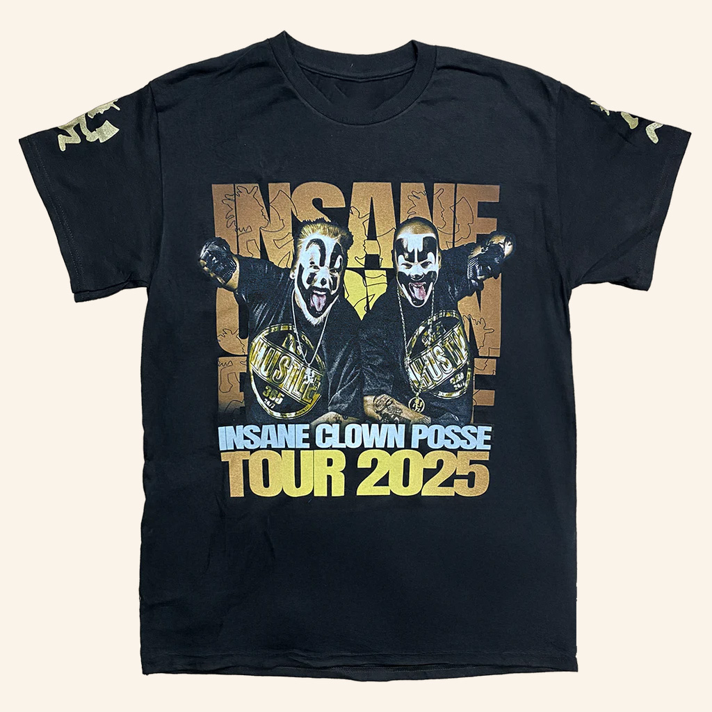 Insane Clown Posse Merch Hustle 365 Tour 2025 T-Shirt Hip Hop Lover Gifts