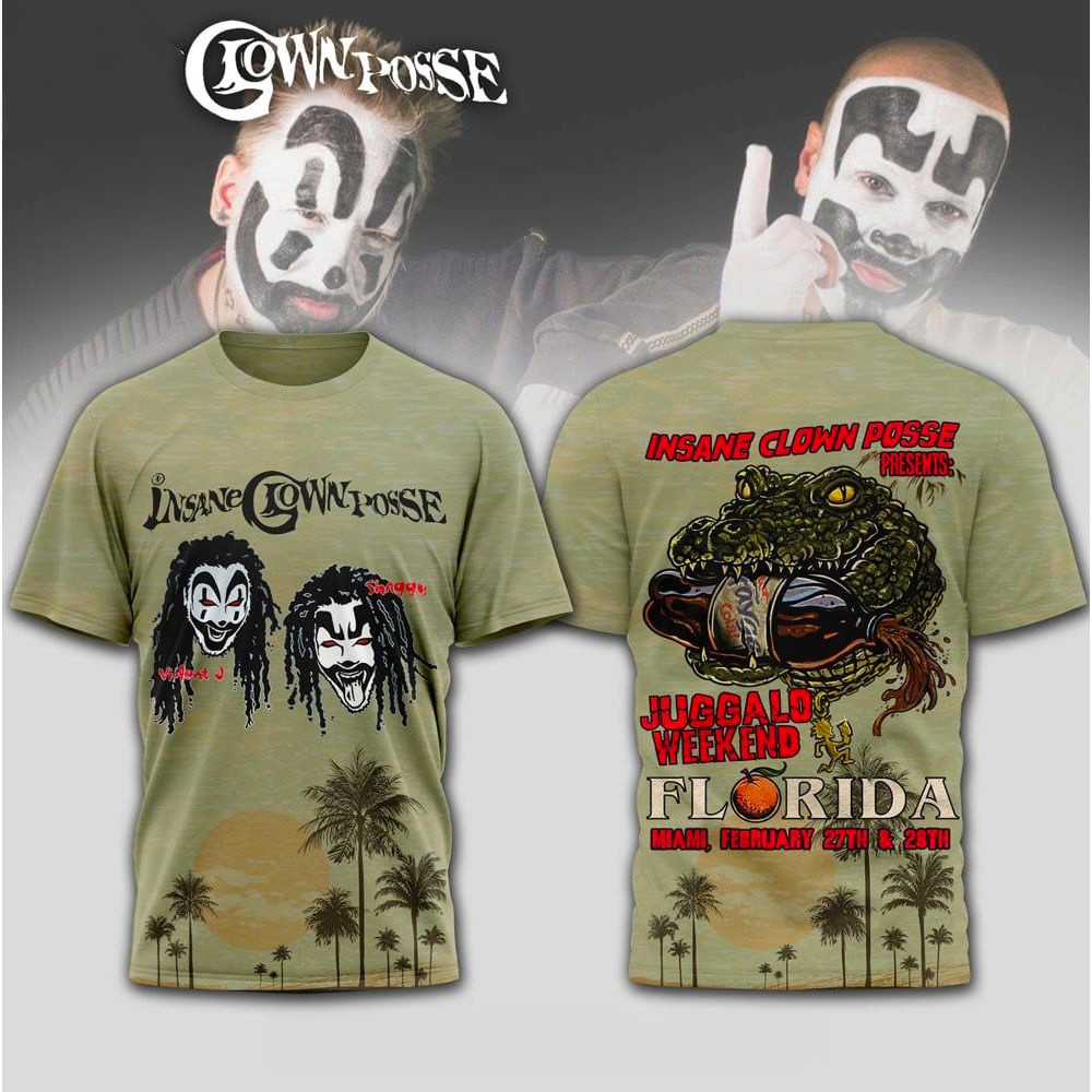 Insane Clown Posse Presents Juggalo Weekend 2026 T-Shirt Insane Clown Posse Merch Fan Gifts Insane Clown Posse Presents Juggalo Weekend 2026 T-Shirt Insane Clown Posse Merch Fan Gifts