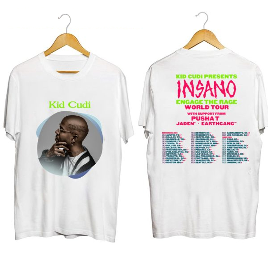 Insano World Tour Kid Cudi Shirt Unique Gifts For Music Lovers