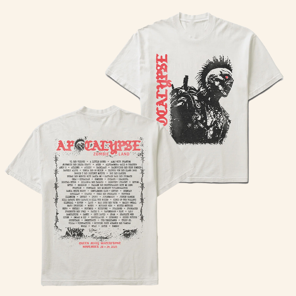 Insomniac Merch Apocalypse Taste Of Bass Lineup T-Shirt Music Related Gifts For Guys