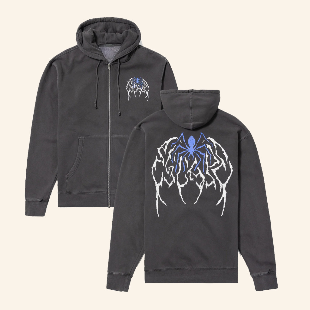 Insomniac Merch Escape The Spider Zip Hoodie Husband Christmas Gift Ideas Insomniac Merch Escape The Spider Zip Hoodie Husband Christmas Gift Ideas