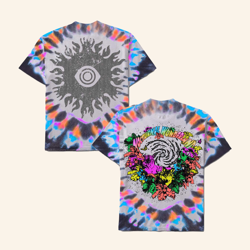 Insomniac Merch Nocturnal Wonderland Nocturnal World Tie Dye Shirt Best Birthday Gift For Husband Insomniac Merch Nocturnal Wonderland Nocturnal World Tie Dye Shirt Best Birthday Gift For Husband