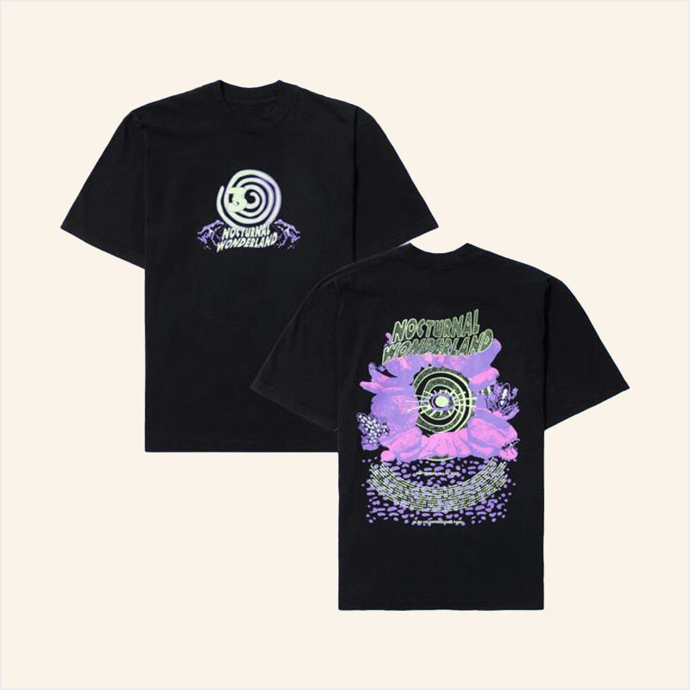 Insomniac Merch Nocturnal Wonderland Wetlands Rhythm Shirt Present For Husband Gifts For Fans