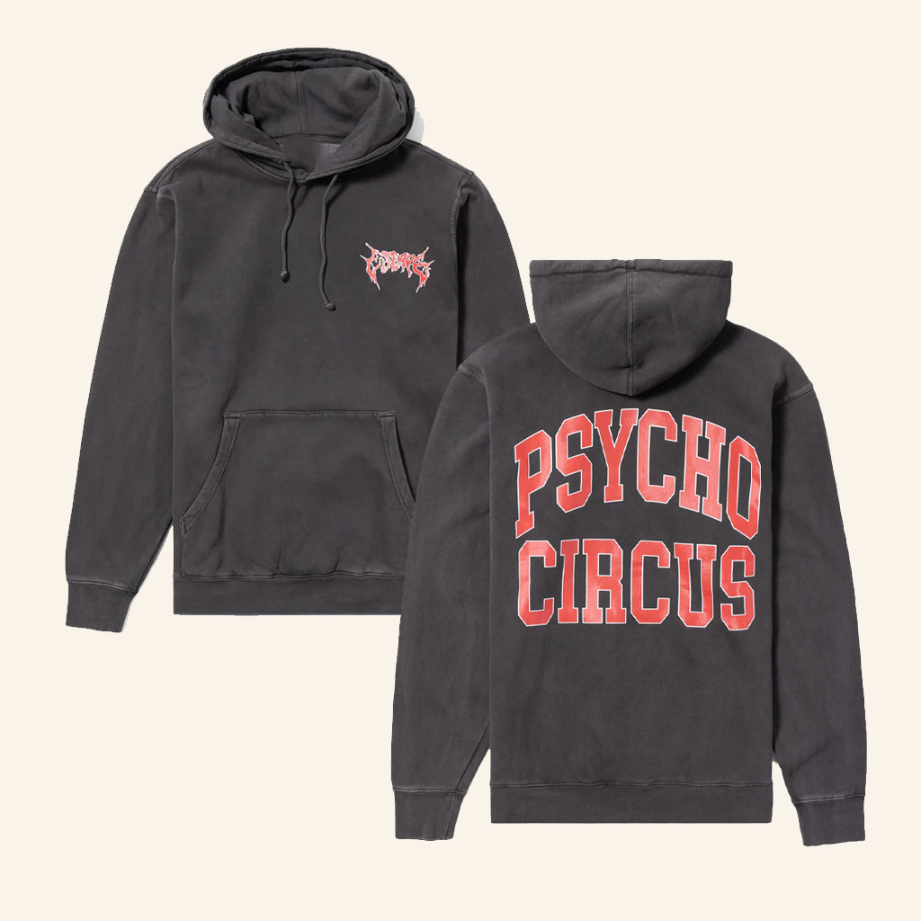 Insomniac Merch Psycho Circus Collegiate Hoodie Christmas Presents For Him Insomniac Merch Psycho Circus Collegiate Hoodie Christmas Presents For Him