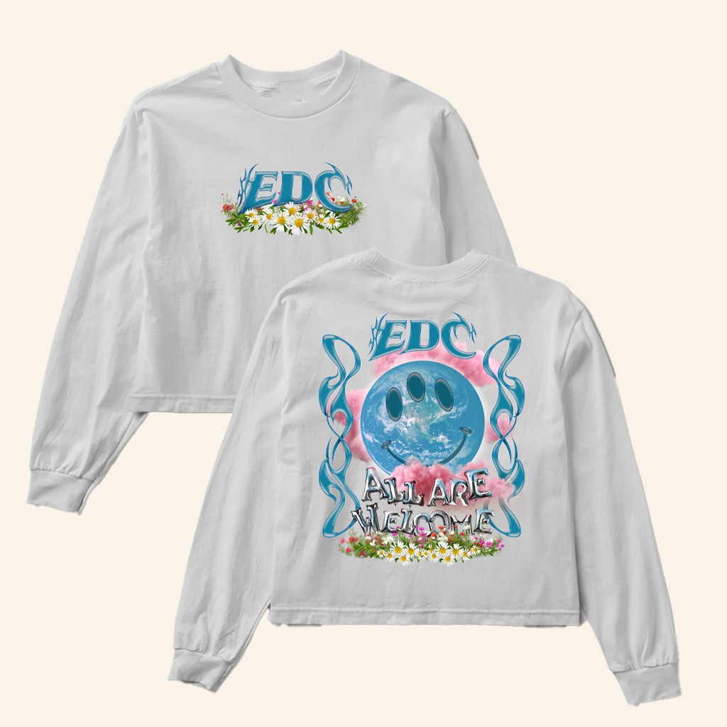 Insomniac Merch Smiley Earth Long Sleeve T-Shirt Gifts For Girlfriend Insomniac Merch Smiley Earth Long Sleeve T-Shirt Gifts For Girlfriend