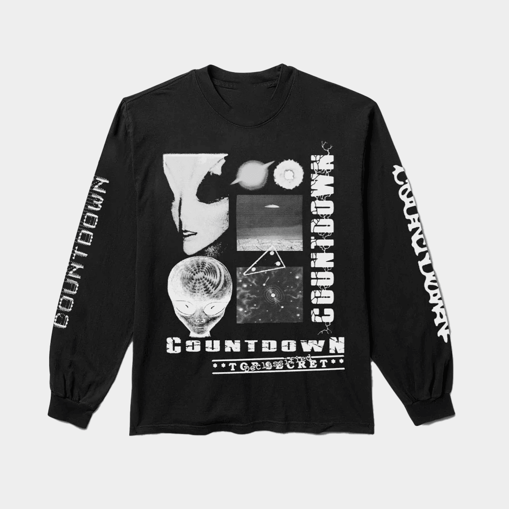 Insomniac Merch Top Secret Long Sleeve T-Shirt Countdown Shirt Gifts For Friends