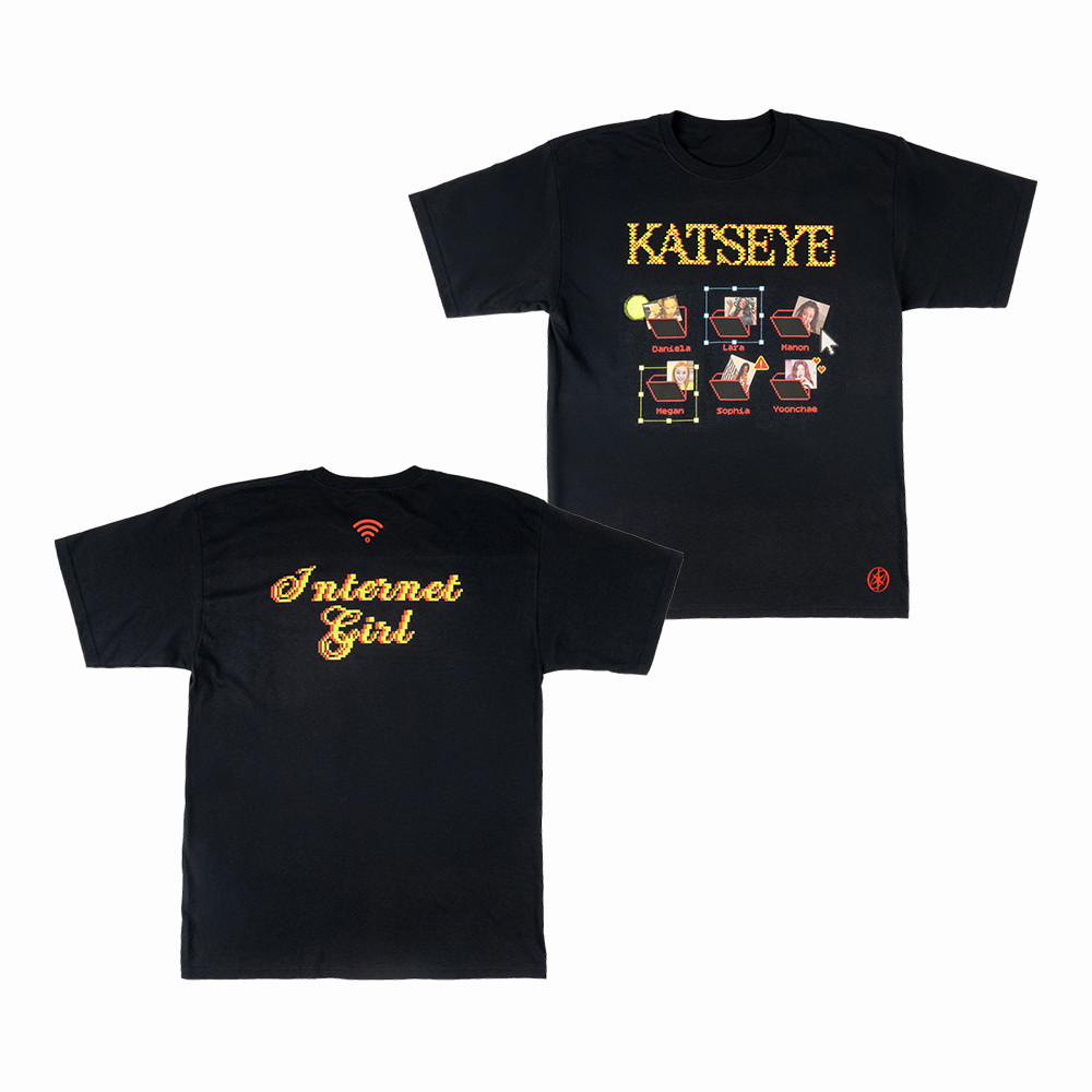 Internet Girl Katseye T-Shirt Kpop Music Lover Shirt Katseye Fans Gift For Friends