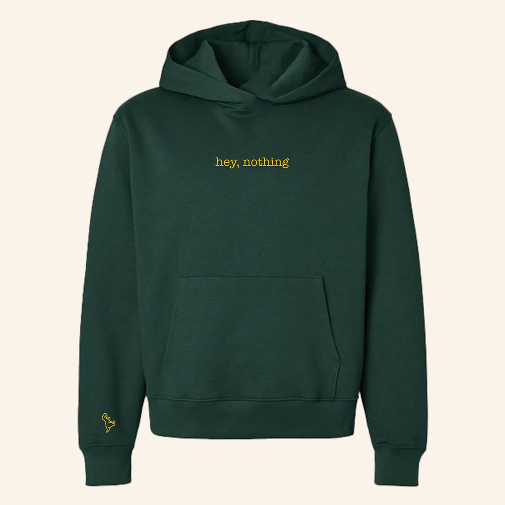 Interscope Merch Hey Nothing Logo Hoodie Unique Gifts For Music Lovers Interscope Merch Hey Nothing Logo Hoodie Unique Gifts For Music Lovers