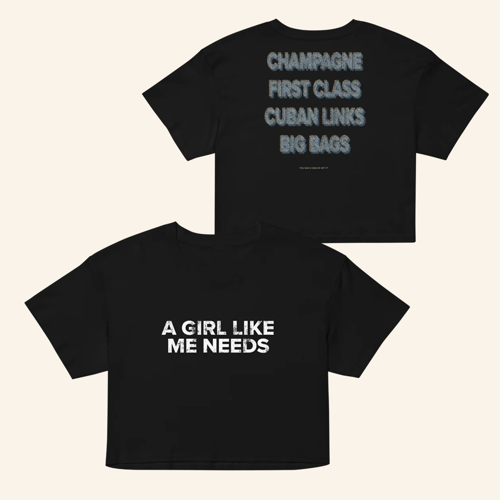 Interscope Records Merch A Girl Like Me Needs Cropped Shirt Best Gifts For Her Interscope Records Merch A Girl Like Me Needs Cropped Shirt Best Gifts For Her