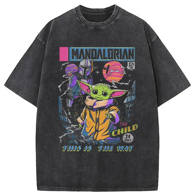 Into the Outer Rim Washed T-Shirt Cool Graphic Tee For Men Women Gifts For Brother