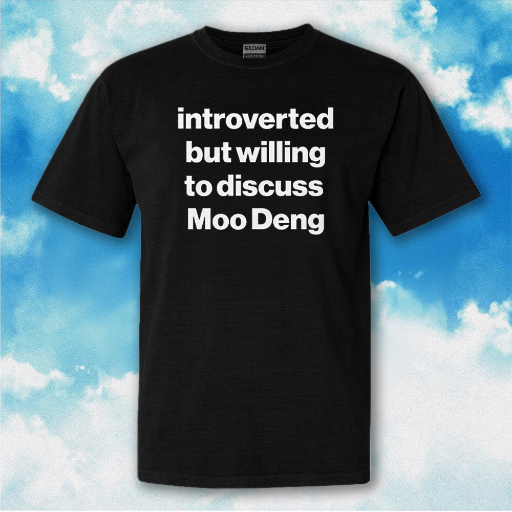 Introverted But Willing To Discuss Moo Deng T-Shirt Moo Deng Hippo Shirt Introverted But Willing To Discuss Moo Deng T-Shirt Moo Deng Hippo Shirt