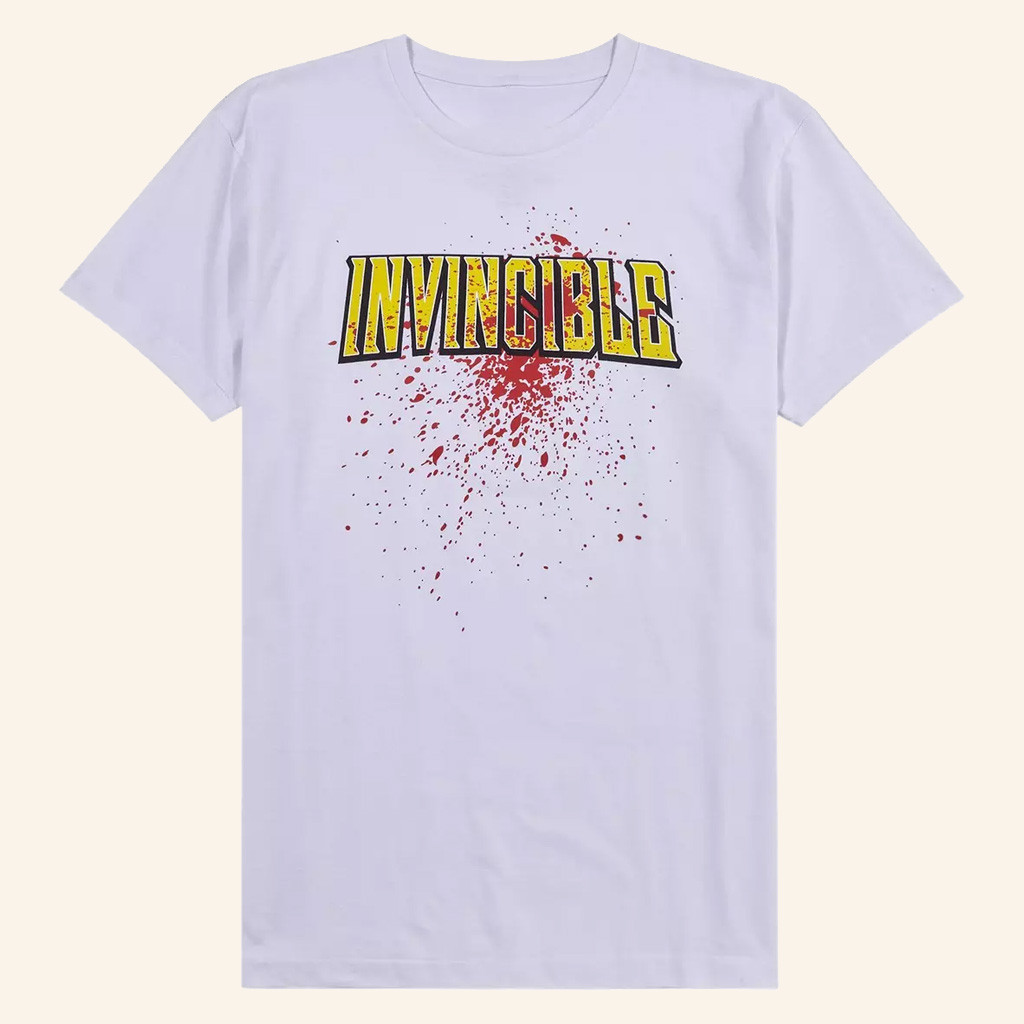 Invincible Merch Invincible Blood Splatter Logo T-Shirt Gifts For Comic Lovers