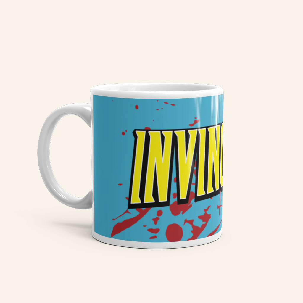 Invincible Merch Invincible Bloody Logo Mug Birthday Ideas For Boyfriend