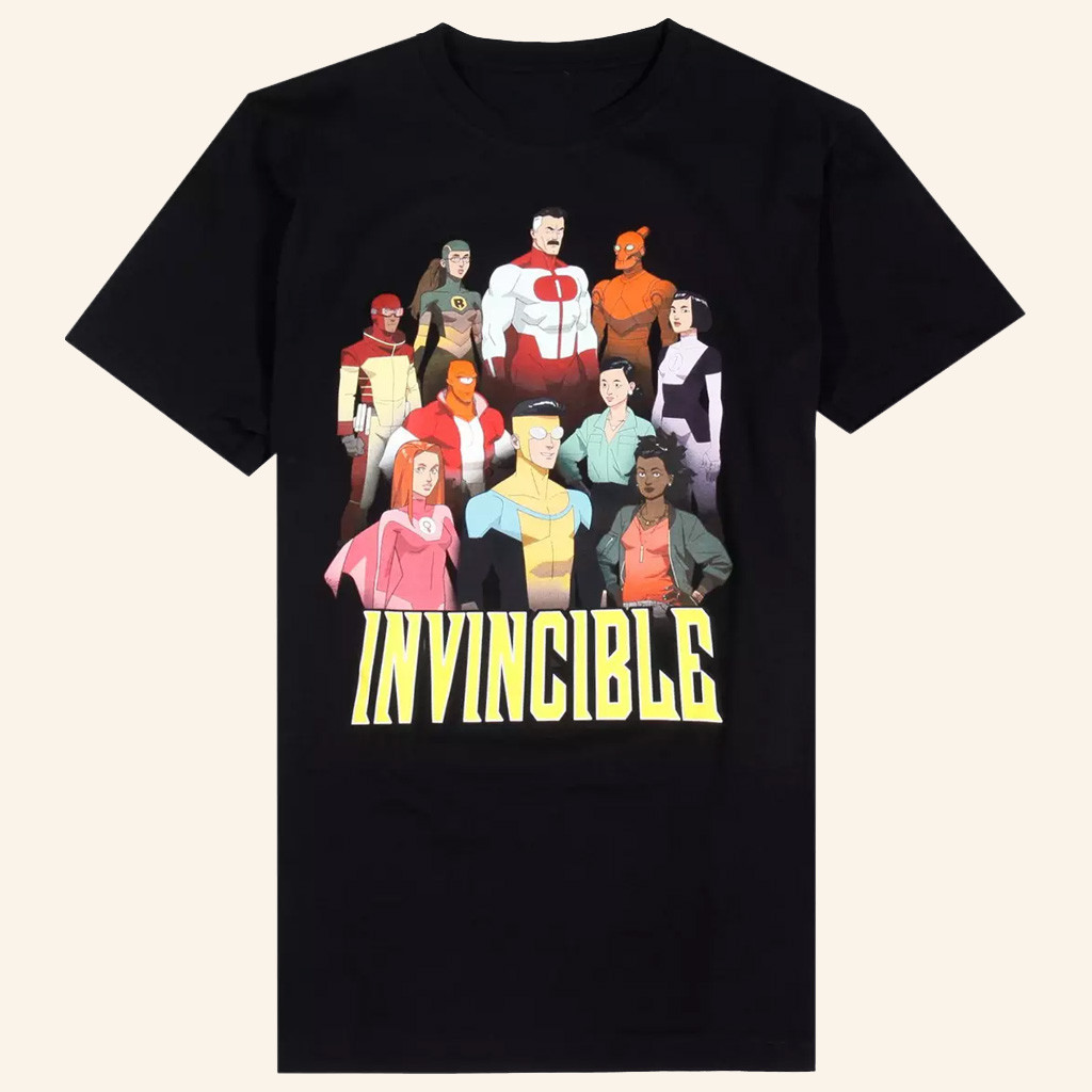 Invincible Merch Invincible Group Shot T-Shirt Best Gifts For Fans