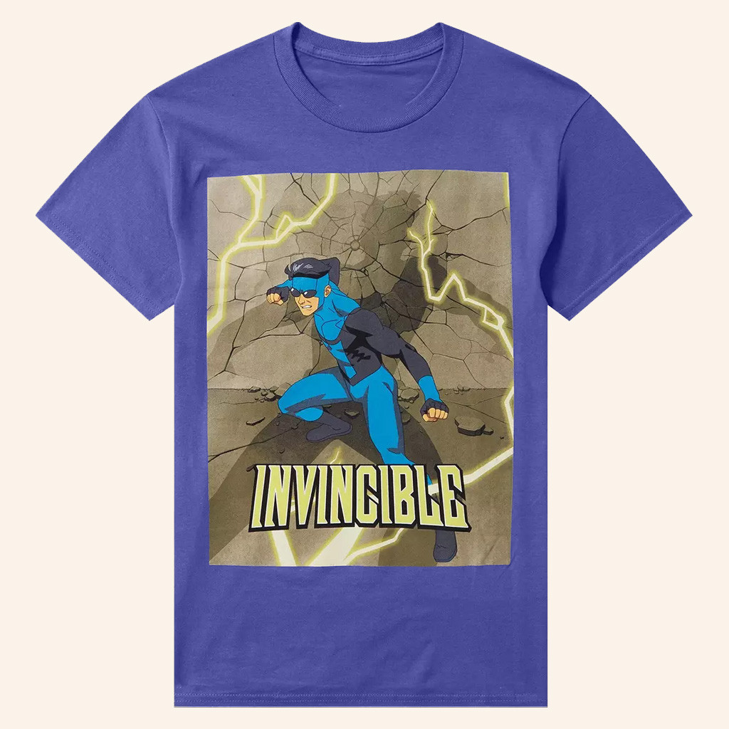 Invincible Merch Invincible Mark Lightning T-Shirt Good Gifts For Him
