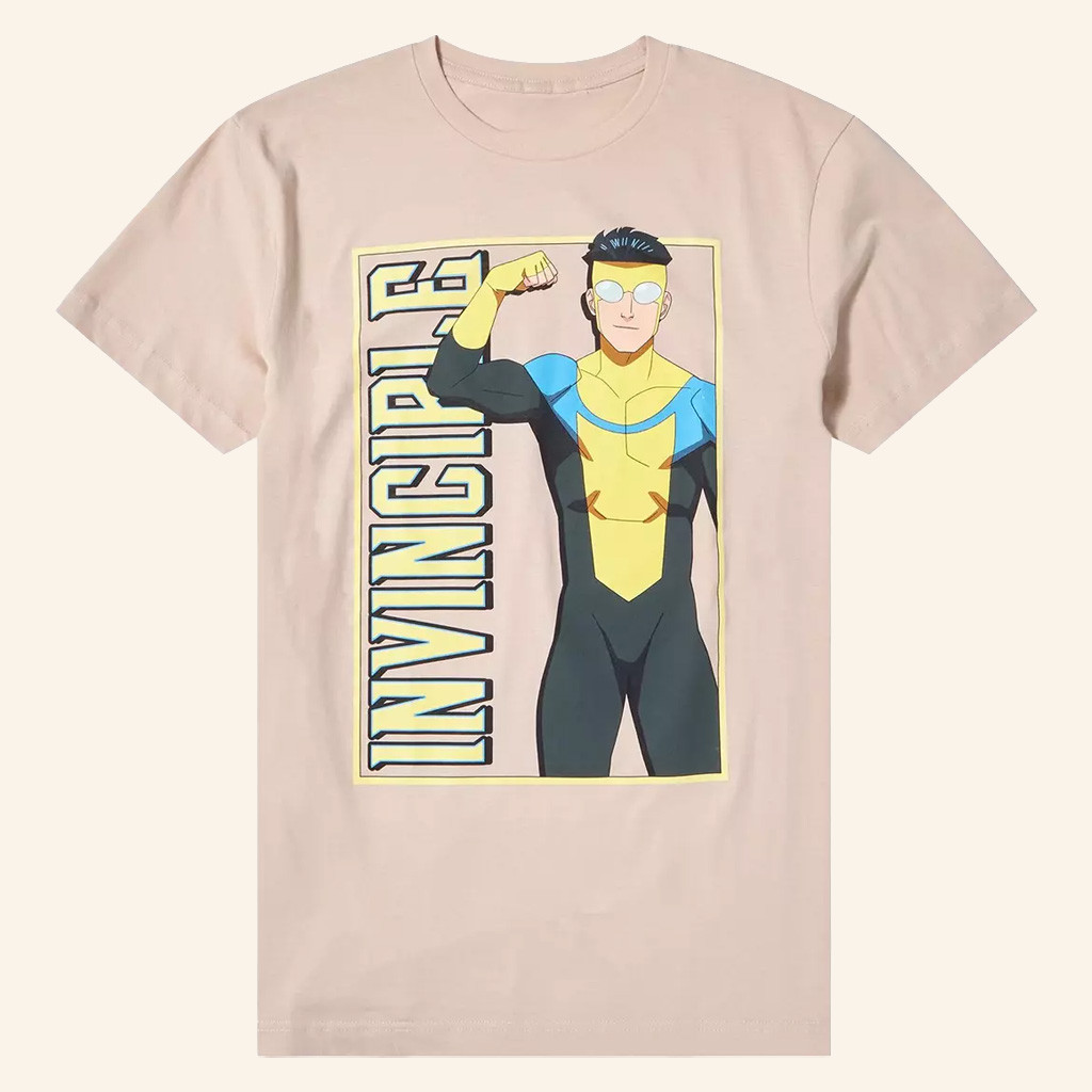 Invincible Merch Invincible Mark Posing T-Shirt Birthday Presents For Friends