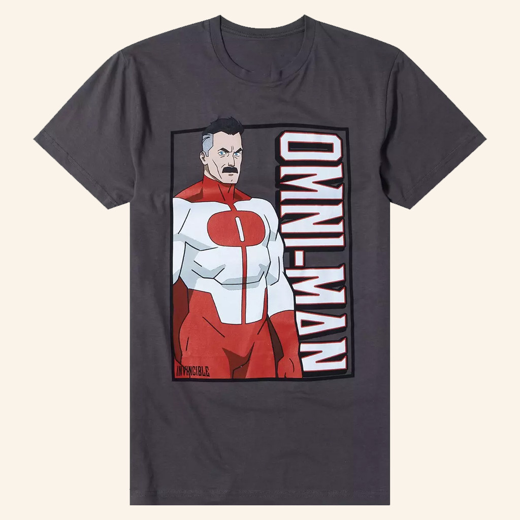 Invincible Merch Omni Man T-Shirt Invincible Comic Shirt Gifts For Brothers