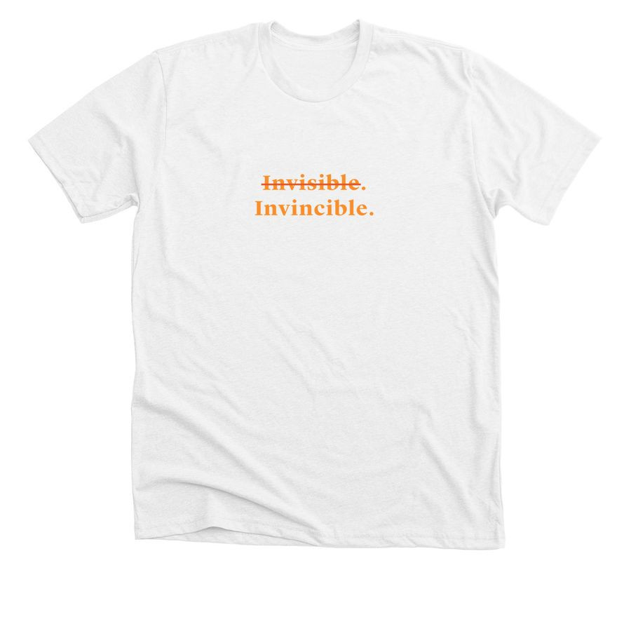 Invincible T-Shirt Inspirational Mental Health Clothing Self Empowerment Gift