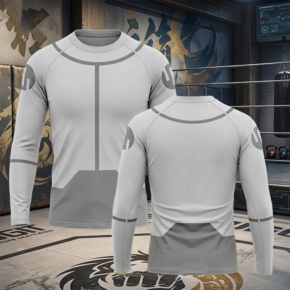 Invincible Viltrumite Compression 2026 Long Sleeve Shirt Rash Guard Compression Anime Fan Gear