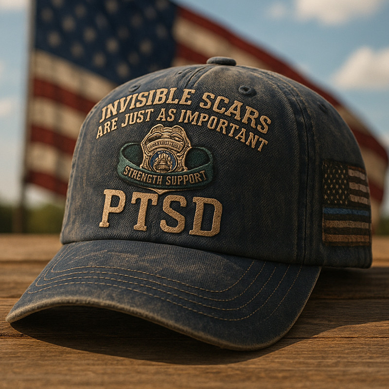 Invisible Scars Are Just As Important Hat PTSD Awareness Baseball Cap Unique Gift Ideas