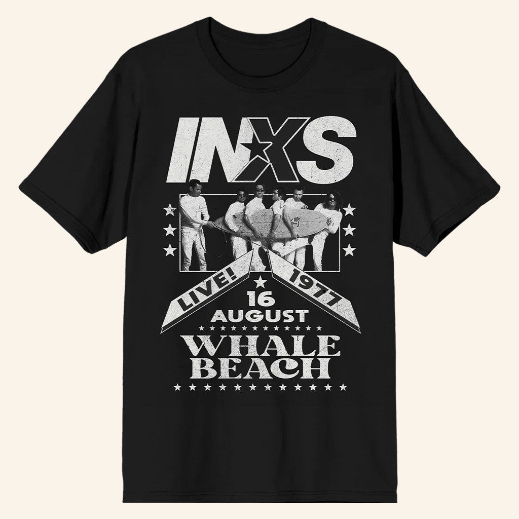 INXS Merch Whale Beach 77 T-Shirt Best Gifts For Boyfriend INXS Merch Whale Beach 77 T-Shirt Best Gifts For Boyfriend