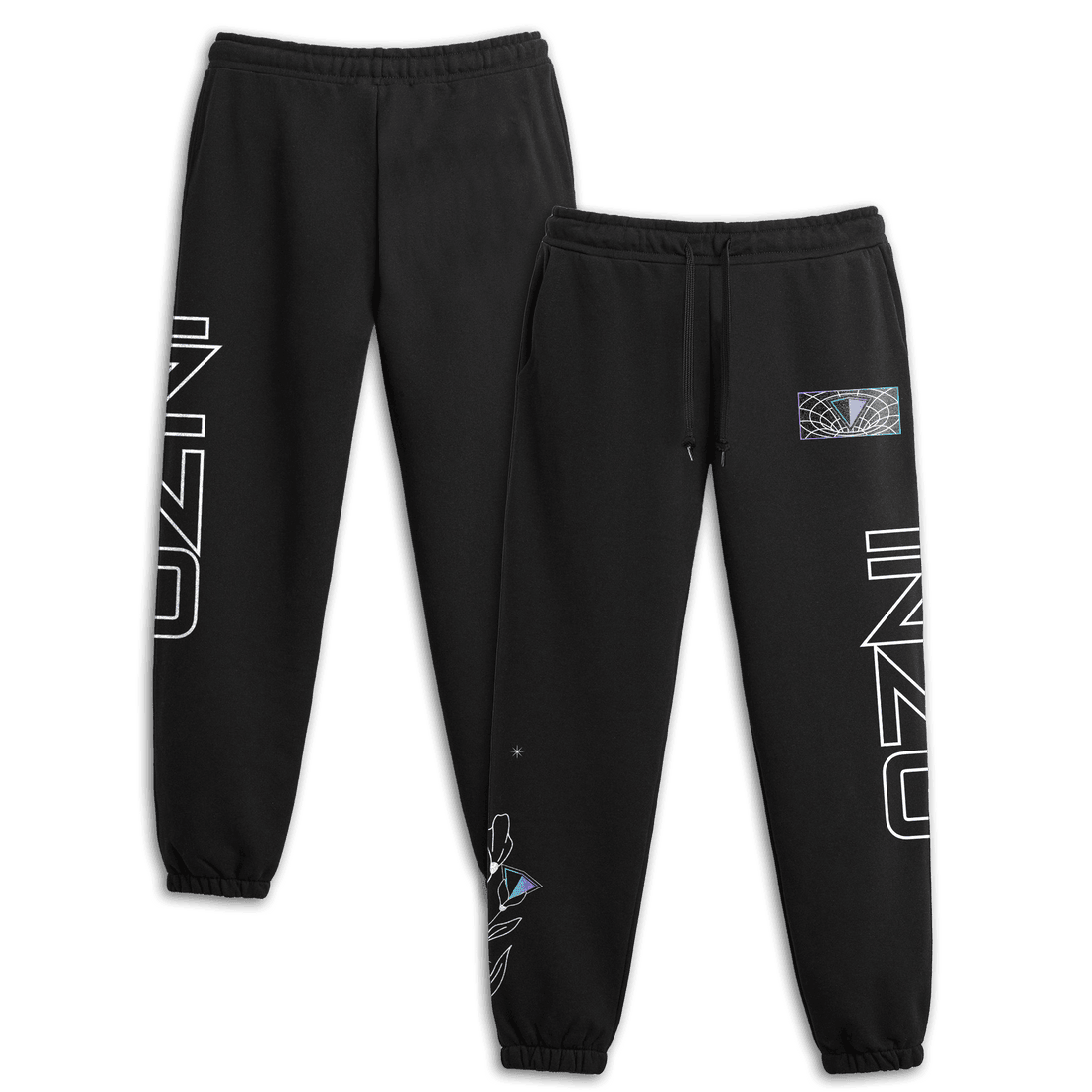 Inzo Merch 2025 Astral Bloom Black Joggers Gift For Husband Inzo Merch 2025 Astral Bloom Black Joggers Gift For Husband