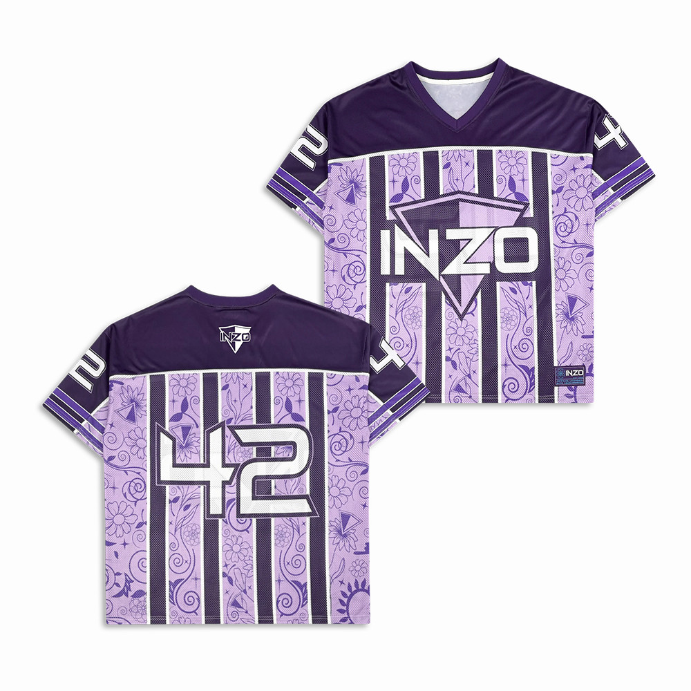 Inzo Merch Floral Nebula Football Jersey Inzo 2026 Tour Clothes Best Gift For Boyfriend