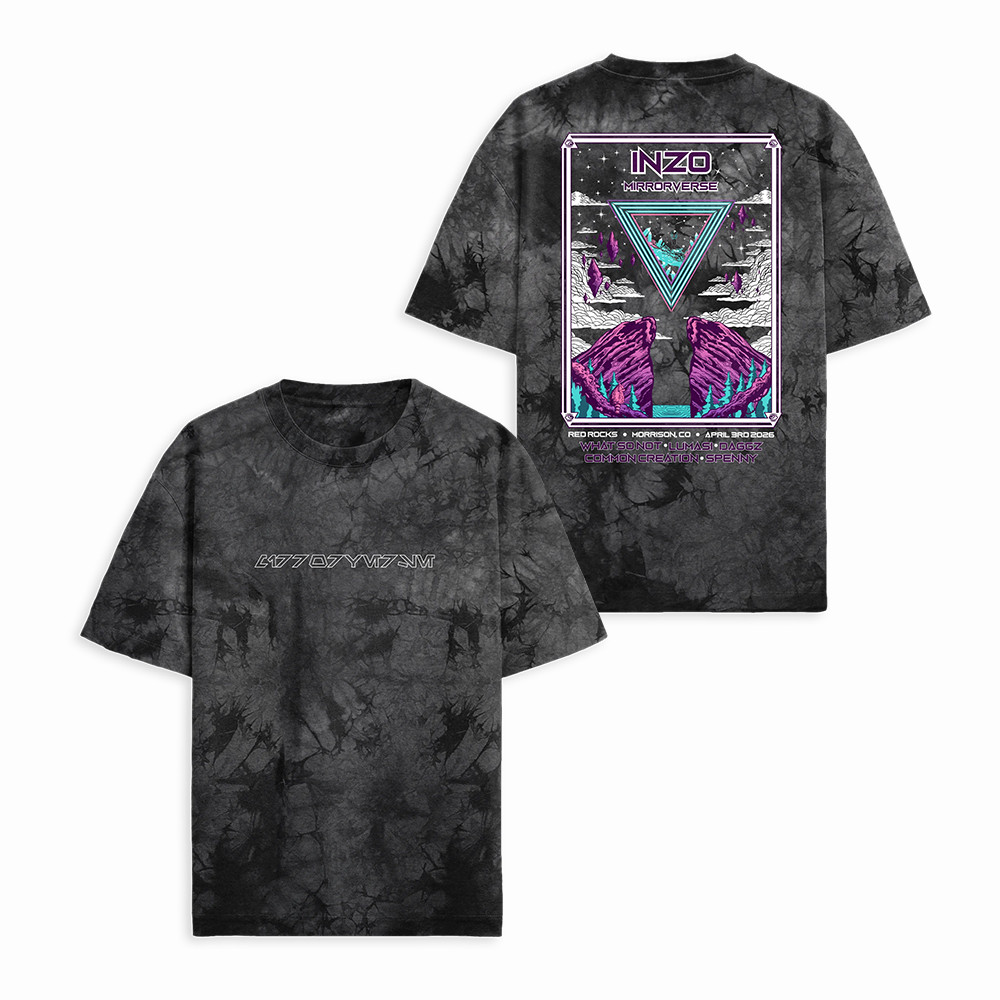 Inzo Merch Mirrorverse RRX Tie Dye T-Shirt Music Concert Tee Inzo Lover Gifts