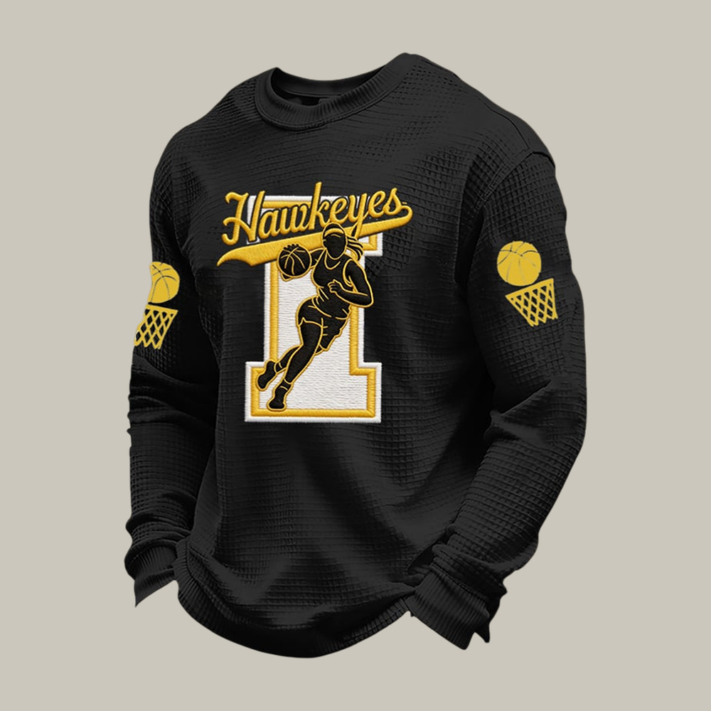 Iowa Hawkeyes Basketball Long Sleeve Shirt Basketball Apparel Game Day Gear