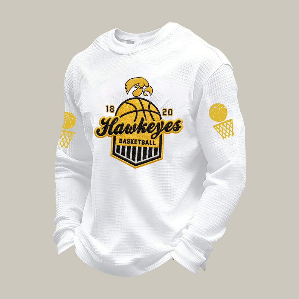 Iowa Hawkeyes Eagles Basketball Long Sleeve Shirt Basketball Apparel Best Fan Gift