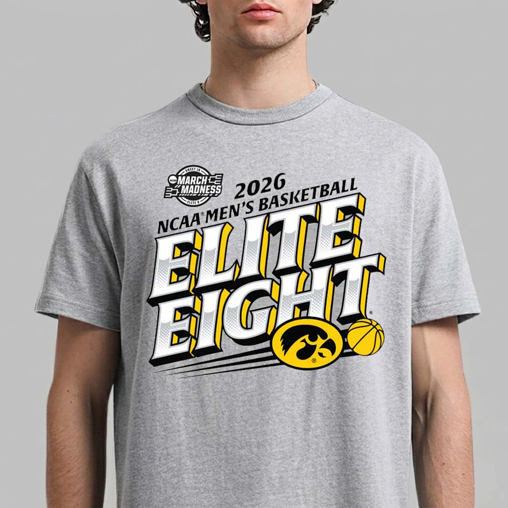 Iowa Hawkeyes Men's Basketball 2026 NCAA T-Shirt March Madness Clothes Best Fan Gift