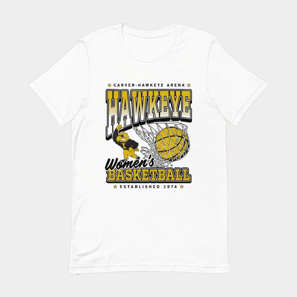 Iowa Women's Basketball Carver Arena Est 1974 Mascot T-shirt Best Gifts For Basketball Lovers