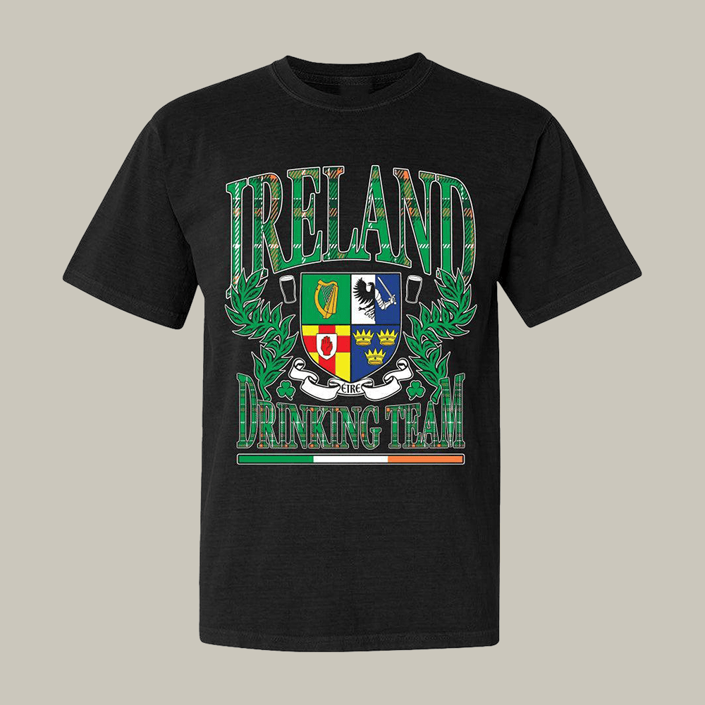 Ireland Drinking Team St Patrick's Day T-Shirt Saint Patrick's Day 2026 Clothes Best Gift For Him