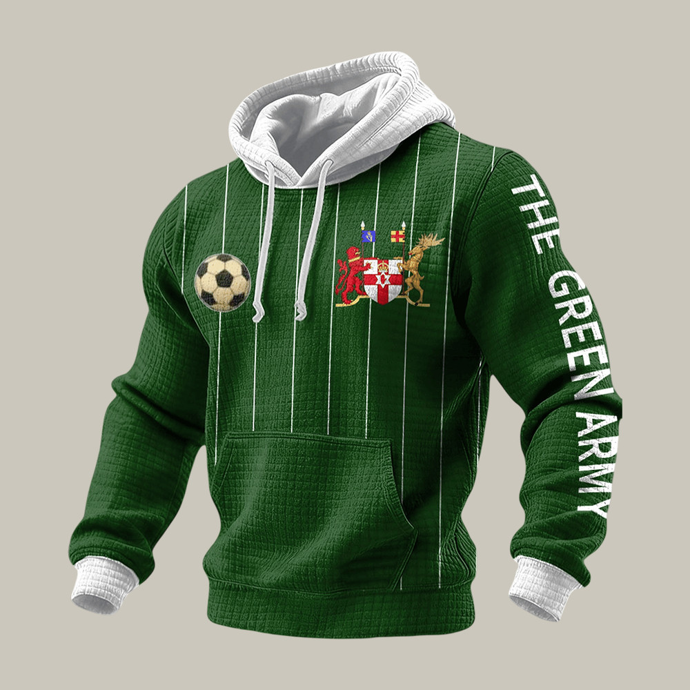 Ireland FIFA World Cup 2026 Hoodie The Green Army Soccer Apaprel Fan Gear