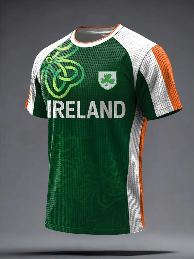 Ireland Rugby Trinity Knot T-Shirt Shamrock Shield Celtic Fan Gear Match Day Gift For Rugby Fans