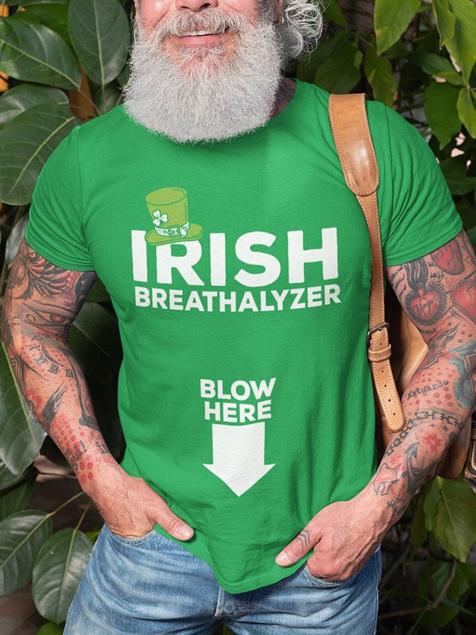 Irish Breathalyzerirish Breathalyzer T-Shirt Saint Patricks Day Shirts Unique Presents