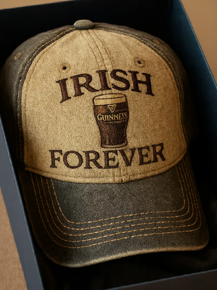 Irish Forever Saint Patrick's Day Hat Embroidered Men's St Patrick's Day Hat Gifts For Father